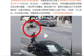 野猪在杭州闹市区横冲直撞，民警紧急出动“抓捕”图片