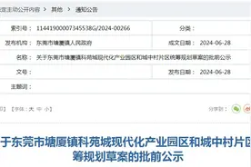 2821亩！塘厦科苑城产业园区和城中村片区统筹规划公示图片