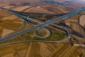 长春经济圈环线高速公路二期项目主体全部完工图片
