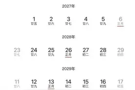 未来5年都没有大年三十，竟是“月亮惹的祸”图片