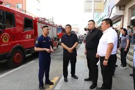 我市组织开展温州商城灭火救援综合实战演练图片
