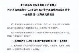 厦门港务筹划重大资产重组，打造综合性港口物流服务公司图片
