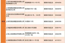 收藏！杨浦动物狂犬病免疫点一览→图片