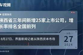 陕西省三年间新增25家上市公司，增长率排名全国前列视频封面