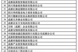 最新！2024成都企业100强榜单发布，入围门槛为33.06亿元图片