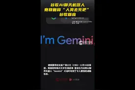 美媒：谷歌AI聊天机器人竟回复称“人类去死吧”，谷歌回应图片