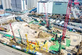 北园大街旁城中村拆迁改造，让路轨道交通站点建设图片