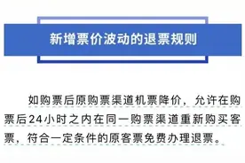 起飞前机票价格跳水，乘客能否“买低退高”？图片