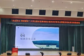 “先生向北 青春聚吉”大学生留吉发展省级示范性宣讲报告会举办图片