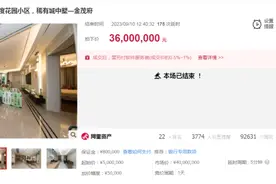 3900万！拍出近18万/㎡的那套金茂府，转眼间流入二手市场图片