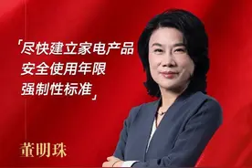 董明珠：建议建立家电产品安全使用年限强制性标准图片