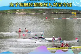 视频｜亚运首金！邱秀萍、邹佳琪女子赛艇轻量级双人双桨夺冠图片