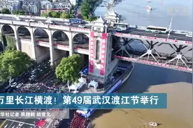 万里长江横渡！第49届武汉渡江节举行图片