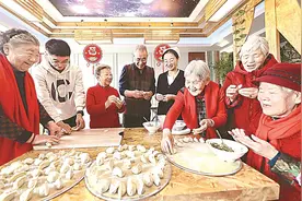 【摄影】养老院里的别样年味图片