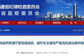 福建省自然资源厅原副厅长王建生，被开除党籍图片