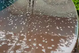 今天竟然下雪粒了？！长沙，你真的很“癫”图片