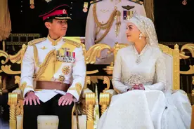 莹观天下|文莱王子马丁结婚了：婚礼大办10天，与新娘青梅竹马图片