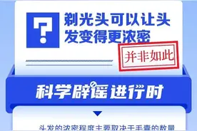 剃光头可以让头发变得更浓密？图片