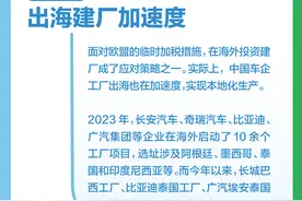 出海“逆风”，中国车企全球密集建厂图片