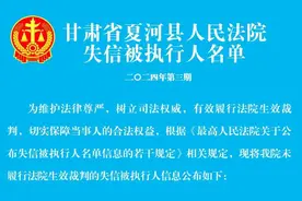 最高313万元未履行！16人+2企被曝光图片