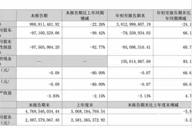 再次陷入亏损，国联水产第三季度亏损近1亿元图片