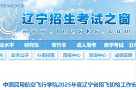 招飞行员了！填报志愿、沈阳初检面试时间公布！图片