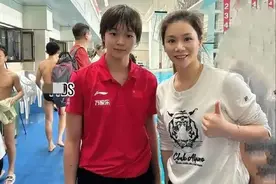 全红婵到底长高了吗？一张合影引发全网热议，回应：只是涨了些体重图片