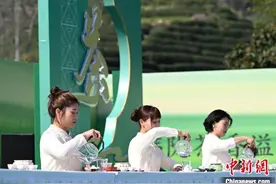 浙江杭州举办“龙井问茶”茶事习俗活动图片