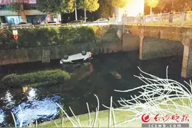 汽车落水 巡防队员徒手砸破车窗救人图片
