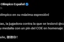 外眼看奥运|何冰娇的暖心举动，让西班牙奥委会用中文说“谢谢”图片