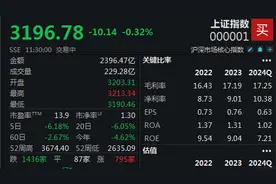 两市维持震荡，沪指半日微跌0.32%图片