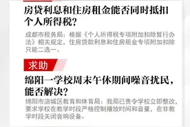 房贷利息和住房租金能否同时抵扣个人所得税？回应来了【今日问政(521)】图片