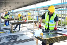 2024年福建省住建系统建筑业钢筋工职业技能竞赛在福州举办图片