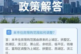 重磅调整！杭州住房限购范围只剩4个主城区，还有这些变化……图片