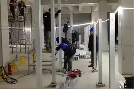 寒潮淬炼电建铁军魂图片