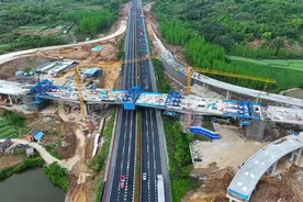 马鞍山境内一互通立交工程预计7月建成通车图片