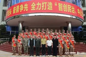 ​龙华区民治街道举办2025年春季新兵入伍欢送会图片