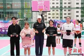 中国篮球公开赛·粉色风暴女子篮球3v3联赛在京开赛图片