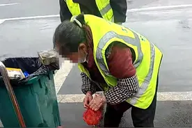 近百斤酥肉排骨被扔高速服务区垃圾桶，网友猜测是父母给的年货？管理方：被丢原因不明，无人认领已清理图片