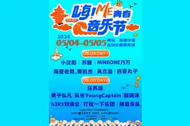 小沈阳、汪苏泷领衔！嗨Me·青春音乐节5月青岛开唱图片