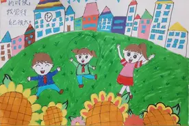灞桥区三殿中心小学一年级《“体验成长”办手抄报活动》图片