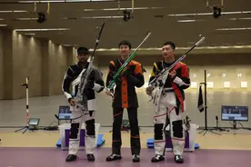 亚运快讯｜男子50米步枪3种姿势个人赛，河北运动员杜林澍获得金牌图片