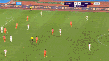 半场战报｜李帅、奇塔迪尼破门得分，海港暂时2:0领先泰山图片