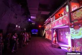 福州沉浸式实景文旅演出“出圈” 游客隧洞里感受闽都文化图片