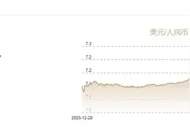 12月26日人民币对美元中间价报7.1897元 下调29个基点图片