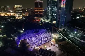 广州新地标亮灯！金融城广场预计明年开业图片