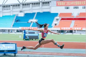 【全国田径大奖赛】广东选手陈洁夺得女子三级跳远冠军，“跨栏女神”夏思凝抢尽风头图片