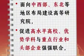 解码《纲要》⑲ | 建设高等研究院开辟振兴区域发展新赛道图片