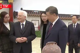 独家视频丨习近平同意大利总统马塔雷拉共同赏鉴境外归还文物图片