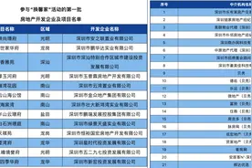 深圳官宣推行房产“以旧换新”，首批涉及13个商品房项目和21家中介图片